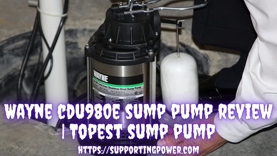 Wayne CDU980E sump pump review