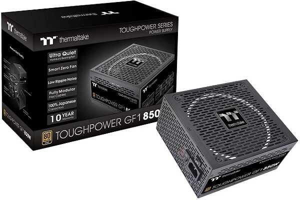Thermaltake Toughpower GF1 850W Power Supply Review