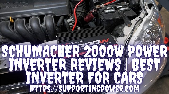Schumacher 2000W power inverter reviews