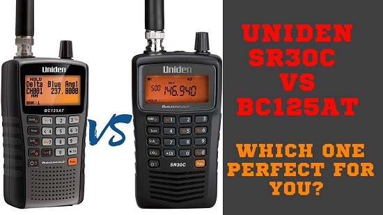 Uniden SR30C VS BC125AT